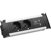 Bachmann 927.015 KAPSA S 2xP40 1xUSB Charger Strom 2,0m AEH 927015