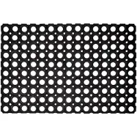 Hamat Fussmatte offene Ringe schwarz Gummi L1000xB1500xS22mm