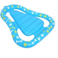 Merkloos Aufblasbare Hundebett – Schwimmendes Bett – Wasserkissen für Haustiere – Schwimmreifen – Schwimmpflege – Ideal zum Schwimmen – Hundepool