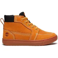 Timberland Kids Mid Lace UP With Zip Sneaker wheat nubuck 13.5