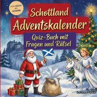 Sonstige Verlage Schottland-Adventskalender: Quiz-Buch mit Fragen und Rätsel
