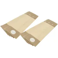 VHBW 10x Turbofilter kompatibel mit Makita BO4900VJ, BO4900, BO4900V, BO5020 Schwingschleifer, Exzenterschleifer - Papier-Staubbeutel Set Sandfarben