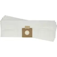 VHBW 5x Staubbeutel kompatibel mit Cleanfix S10 Staubsauger - 23cm x 18cm Weiß
