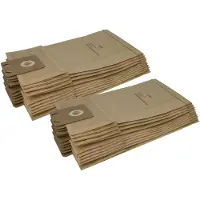 VHBW 20x Staubbeutel kompatibel mit Nilfisk-Alto VP 300 Hepa, VP 300 / VP300, VP300 Hepa, VP 300 Staubsauger - 45,3cm x 22,7cm braun