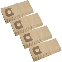 VHBW 20x Staubbeutel kompatibel mit Kärcher NT 35/1 Ap, NT 35/1 Tact, NT 25/1 Ap, NT 35/1 Eco Te, NT 35/1 Eco Staubsauger - 29cm x 21cm braun