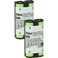 VHBW 2x Akku kompatibel mit Sony MDR-RF955RK, MDR-RF955, MDR-RF995, MDR-RF4000, MDR-RF895 Wireless Headset Kopfhörer (700 mAh, 2,4 V, NiMH)