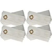 VHBW 20x Staubbeutel Ersatz für Milwaukee 4058546360443, 4932478762 für Staubsauger - 40,1cm x 20,1cm Weiß