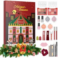Merkloos Adventskalender 2025, 24 Türchen, für Kinder und Erwachsene, verschiedene Farben, Weihnachtsdekoration