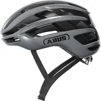 ABUS Rennradhelm AirBreaker 2.0 - leichter Fahrradhelm mit Fokus auf Belüftung, Aerodynamik, icherheit und Komfort für professionellen Radsport - für Frauen und Männer - ilber, Größe L (57-61 cm)