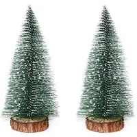 Sonstiges Mini Weihnachtsbaum 2er Set 25cm Künstliche Tanne Grün