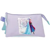 Disney Joumma Frozen In This Together Federmäppchen dreifach Flieder 22x12x5 cm