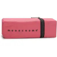 Pigna , Monochrome XL Tombolino-Etui, zylindrische Form, Pink Fluo, mit Haken, ei