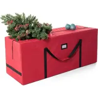 Markenlos Aufbewahrungstasche für Weihnachtsbaum 228,6 cm - Wasserfeste Heavy Duty Kunstbaumtasche mit Robusten Griffen