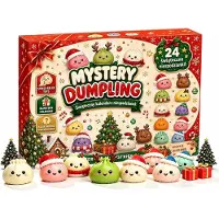 BundiGlassware Squishy Adventskalender 2026-24 Tage Dumpling Squishy Weihnachtskalender