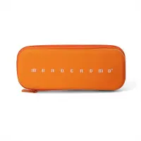 Pigna , Monochromes ovales Gehäuse, halbhart, Orange, Einzeln verpackt