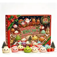 RPSTrading Squishy Weihnachten Adventskalender 2026 Dumpling Squishy fš¹r Kinder, Familie und Weihnachtszeit