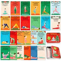 Dripio Yoga Adventskalender 2026 – 24 Übungskarten im Blechdose