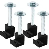 Markenlos Tie Down J-Haken aus Aluminiumlegierung - 4 Stück