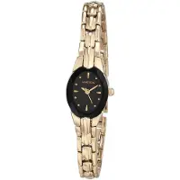Armitron Women's Bracelet Watch, 75/3313 Gold/Black