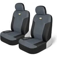 CAT MeshFlex Autositzbezüge für Autos LKW und SUVs (2er Set) - Grau Autositzbez