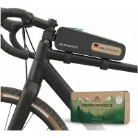 Merkloos Fahrradrahmentasche, wasserdicht, schwarz, für Rennrad