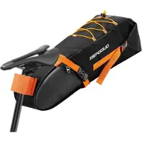 Merkloos Bikepacking Satteltasche 10 l, 100% wasserdicht, Leder und PVC, für Gravelbike