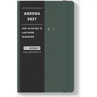 De Hobbit Deluxe Pocket Agenda 2027 Dunkelgrün