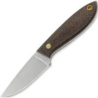 Brisa Bobtail 80 Messer, bison micarta, flat, kydex
