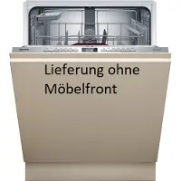 NEFF N 50, Voll integriert, Standardgröße (60 cm), Silber, Weiß, Tasten, Kabellos, LED