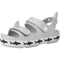 Crocs Uni Kinder Crocband Cruiser Sandal K Sandalen, Shark Light Grey, 38/39