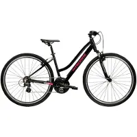 KROSS Crossrad "Crossrad Damen 28" Evado 2.0 schwarz 21 Gänge" Gr. 48, schwarz, schwarz, Fahrräder, Damen, 48cm, 28 Zoll (71,12cm) hinten: 28 Zoll (71,12cm), Crossrad