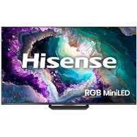 Hisense 65 '' UR8S | RGB MiniLED Smart TV 4K 180 Hz, 165,1 cm (65"), 3840 x 2160 Pixel, RGB-Mini LED, Smart-TV, WLAN, Schwarz