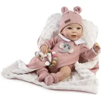 MuÑecas Guca Nadia Reborn Prematur Puppe Rosa Rosa One Size