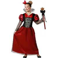 Atosa Queen Hearts Mädchenkostüm