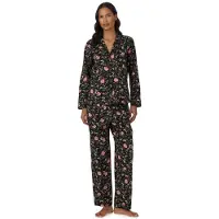 Ralph Lauren Pyjama ILN92524 Schwarz Regular Fit 49