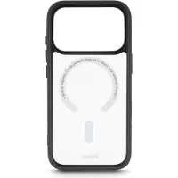 Hama Frame Protect magnetische Hülle für iPhone 17 Pro/18 Pro, transparente Rückseite, MagSafe &amp; Qi2 kompatibel, recycelte Materialien, Schwarz