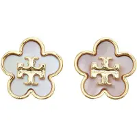 Tory Burch Ohrringe Mop Stud Earrings 157351 Rosa