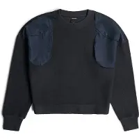 G-Star Pullover mit Mixed-Media-Print - Mittelblau - Damen - M