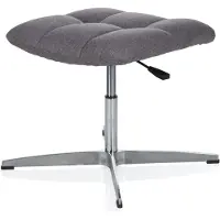 Hjh OFFICE SARANTO Hocker | Stoff - Home Office Bürostuhl Grau