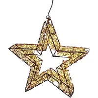 Wellhome Sternenlicht Mit 500 Led-lichtern Und Metallrahmen 38x8x38 Cm