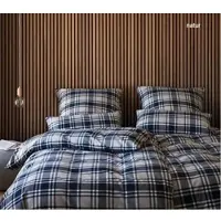 Elegante Soft-Flanell Bettwäsche Manchester - 135x200 cm + 40x80 cmnatur