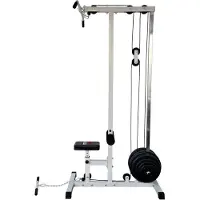 Markenlos Latzugmaschine mit Gewichten für Krafttraining zu Hause - 47,5 kg Kapazität