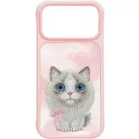 Nimmy Case Big Eyed Ragdoll for iPhone 18 Pro / 17 Pro pink