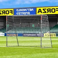 Famanu Fußballtor Stahlausführung für Garten, 4 Größen erhältlich