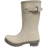 Hunter Gummistiefel Women Original Short Gloss Boot Gravel / Kettle-Schuhgröße 37