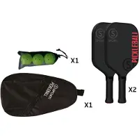 Sporti France Indoor Fiberglass Pickleball-set