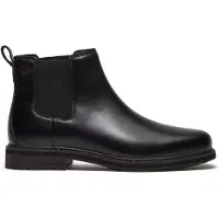 Timberland für Herren. TB0A42PGW021 Schwarze Chelsea-Stiefeletten aus Stormbucks-Leder (44.5), Wohnung, Keine, Lässig