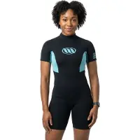 West Enforcer 2/2 Mm Damen-kurzarm-shorty Mit Rückenreißverschluss