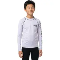 Salty Crew Alpha Boys LS Rashgaurd white (WHT) XL