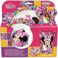 Stor Minnie Kräftiges Blumenmuster Micro Kinder-set 5 Stücke